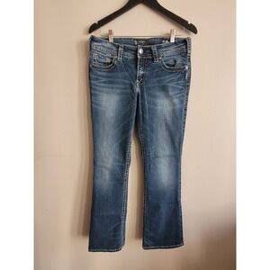 Silver Jeans Co Suki Mid Rise Bootcut‎ Jeans Women's 32x31 Blue Medium Wash